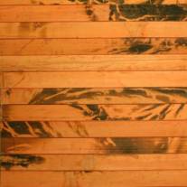 Фасад из бамбукового полотна оранжевый